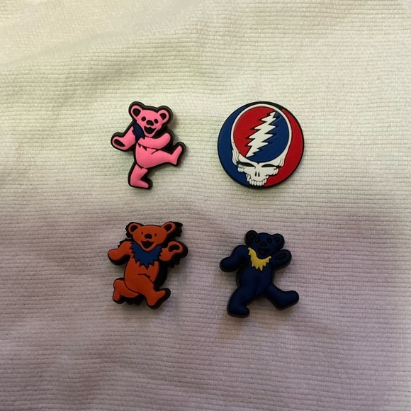 Grateful Dead Jibbitz croc charms NWOT - Picture 3 of 6
